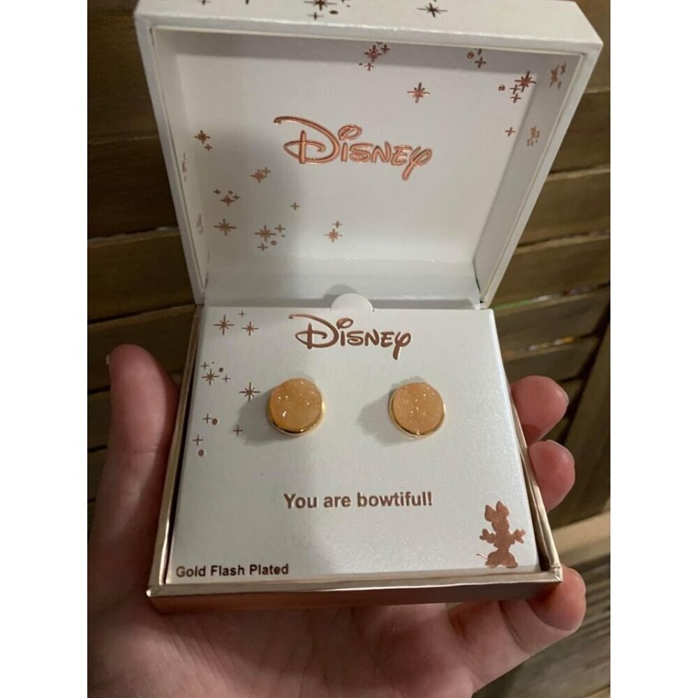 Disney Gold Flash Plated Earrings